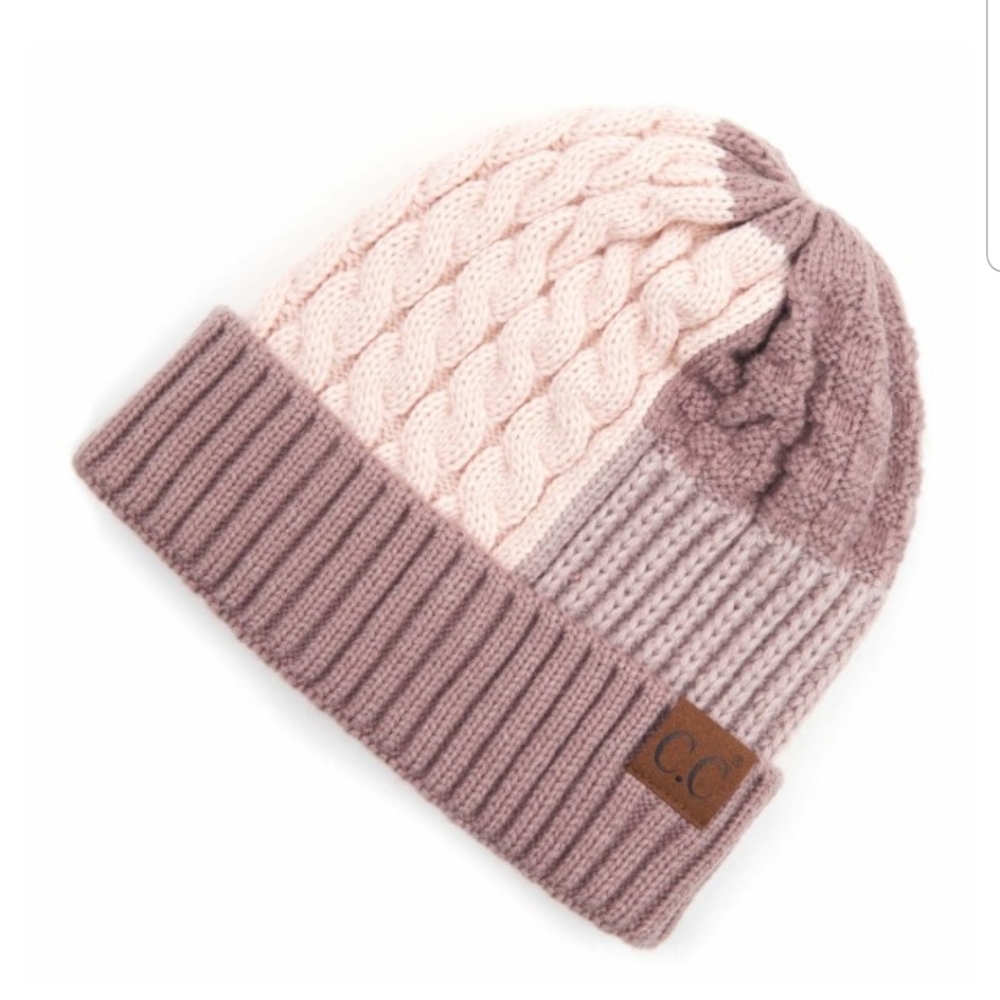 C.C. Beanies Color Block with Cuff